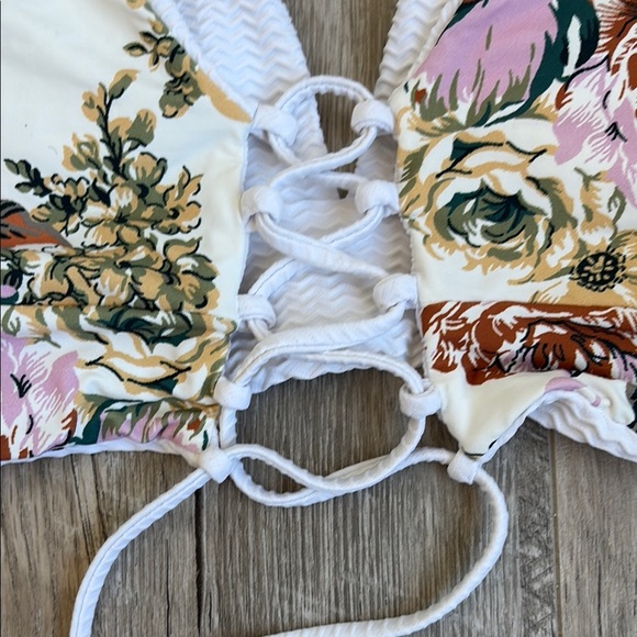 Maaji Reversible Multicolor Floral Bikini Top - Picture 3 of 6